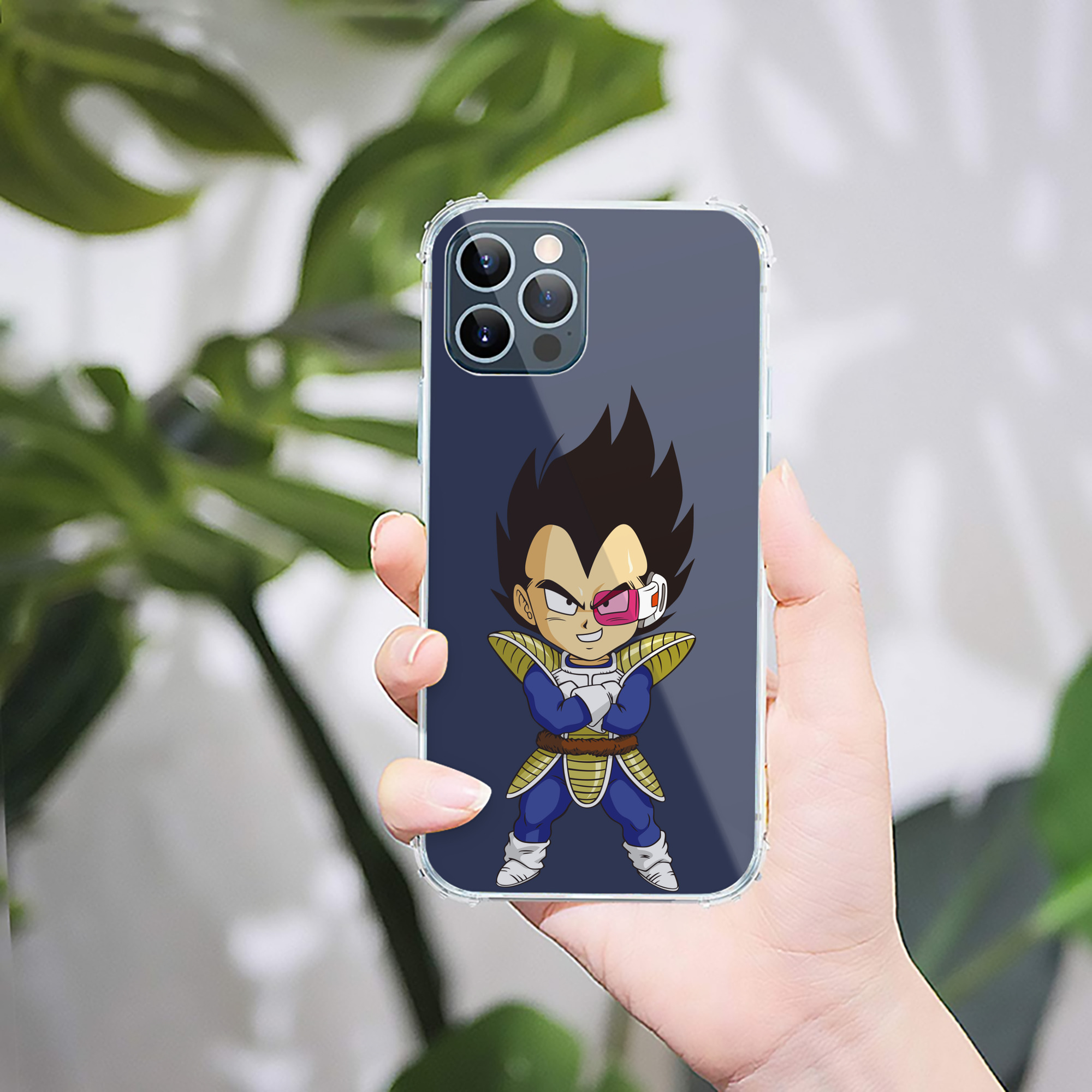 （画像用） ドラゴンボール ベジータ四世（Bejīta Yonsei）DRAGON BALL Vegeta IV 【iPhone 12シリーズ対応】透明スマホケース（クリアソフトケース）